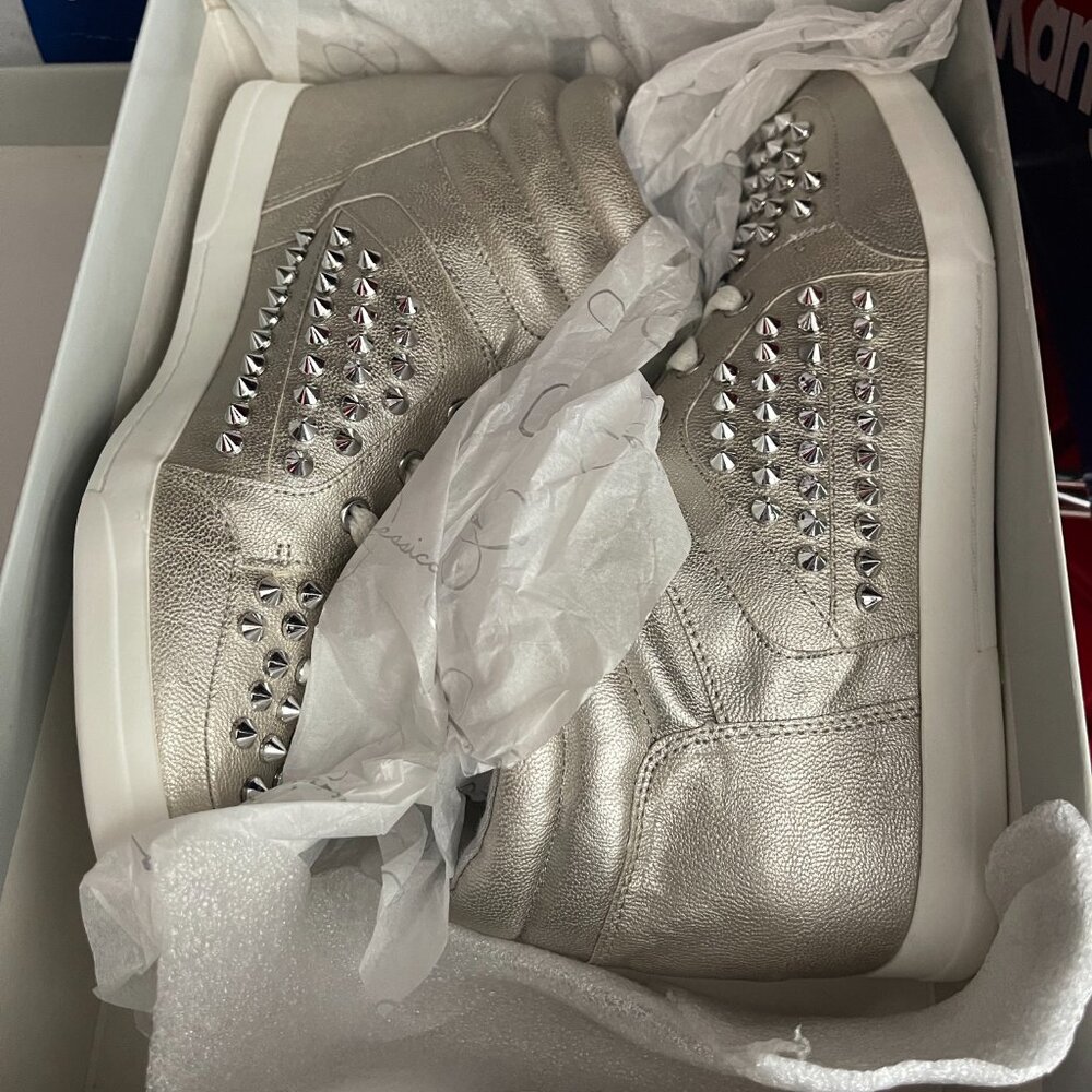 Jessica Simpson Trebble Studded High Top Sneakers